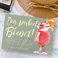 Unser perfekter Blend Funny Cocktail Save the Date