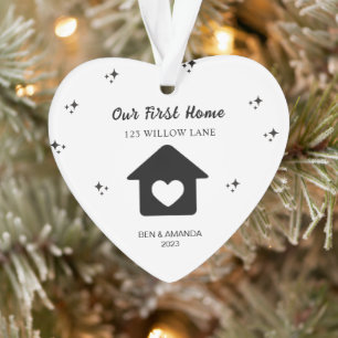 Unser Personalisiertes Haus im ersten Haus Ornament