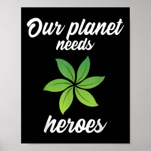 Unser Planet braucht Helden-Umweltschutz _ Poster