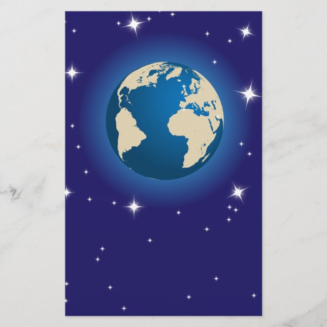 Unser Planet Briefpapier (Vorderseite)