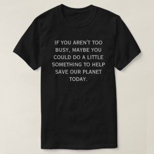 UNSER PLANET gerettet - T-Shirt