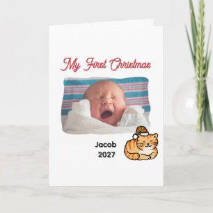 Unser purrfektes erstes Weihnachten Ginger Katze B Ankündigung
