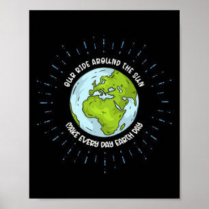 Unser Rundgang um die Sonne macht jeden Tag den Ta Poster