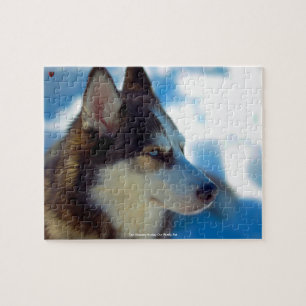 Unser sibirischer Huskey, unser Haustier Puzzle