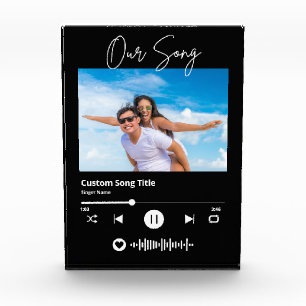 Unser Song Wedding Music Scannable Code Fotoblock