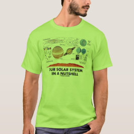 Unser Sonnensystem in kurzen Worten T-Shirt