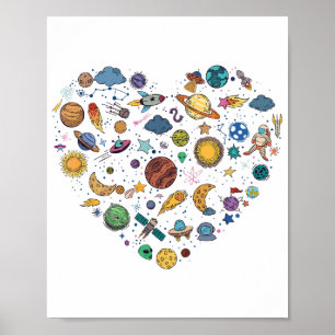 Unser Sonnensystem Planet, Wissenschaft Bildung Ra Poster