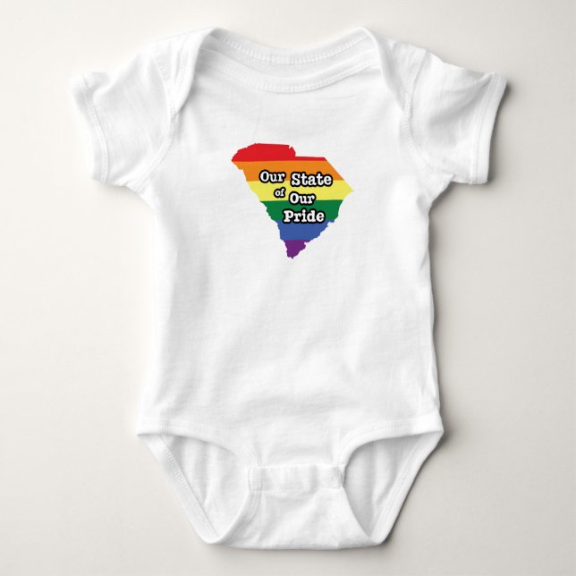 Unser Staat| South Carolina Baby Strampler (Vorderseite)