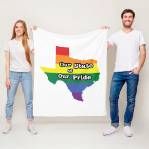 Unser Staat Texas Fleecedecke