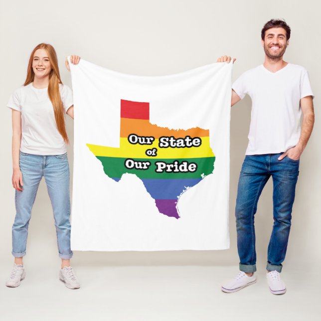 Unser Staat| Texas Fleecedecke (Beispiel)