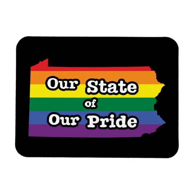 Unser Staat unseres Stolzes | Pennsylvania Magnet (Horizontal)
