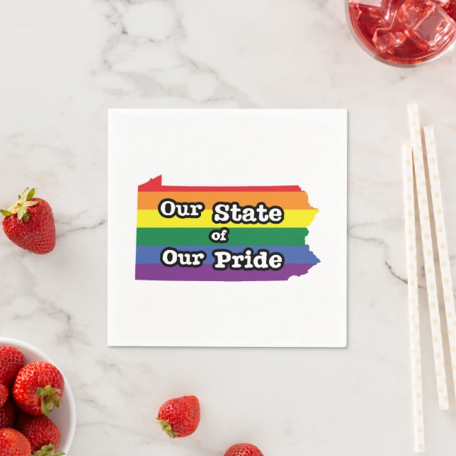 Unser Staat unseres Stolzes | Pennsylvania Serviette (Beispiel)