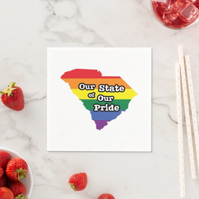 Unser Staat unseres Stolzes | South Carolina Serviette (Beispiel)