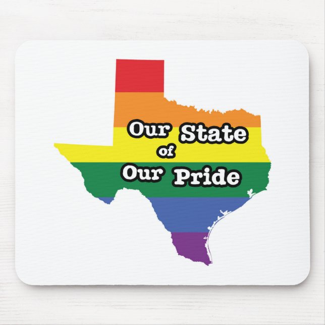 Unser Staat unseres Stolzes | Texas Mousepad (Vorne)