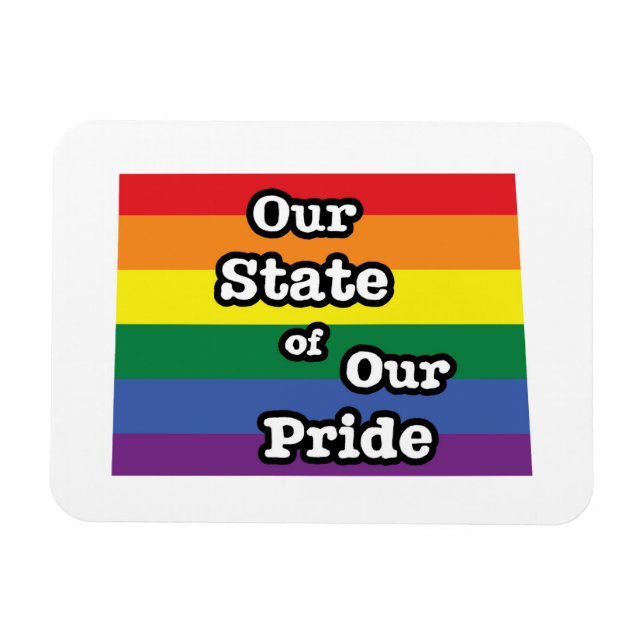 Unser Staat unseres Stolzes | Wyoming Magnet (Horizontal)