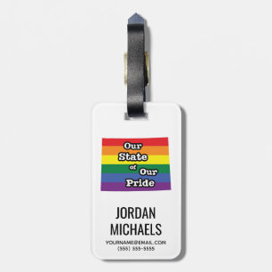 Unser Staat  Wyoming Gepäckanhänger