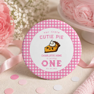 Unser süßer Schatz Pi 1. Geburtstag Button