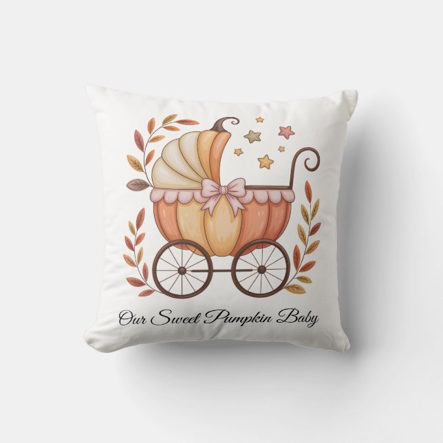 Unser Sweet Pumpkin Niedlich Baby Halloween Kissen (Vorderseite)