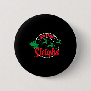 Unser Team fährt Weihnachts-Rentiere von Santa's L Button
