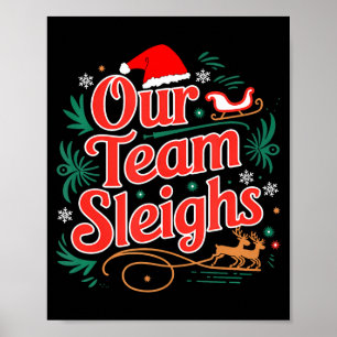 Unser Team macht die Weihnachtsmänner von Santa zu Poster