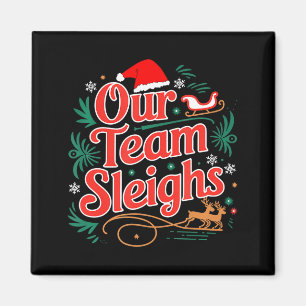Unser Team macht die Weihnachtsrenne von Santa's A Magnet