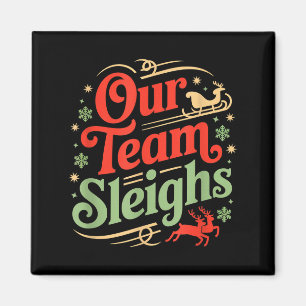 Unser Team macht die Weihnachtsrenne von Santa's A Magnet