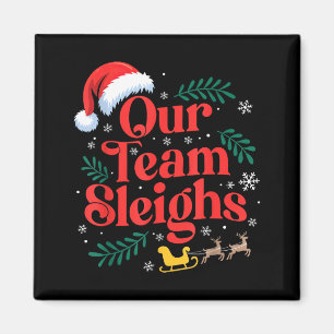 Unser Team macht Weihnachten kaputt Santa Hut Rent Magnet
