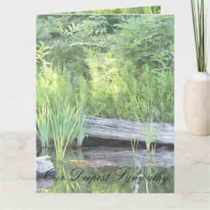 Unser tiefstes Beileid Karte