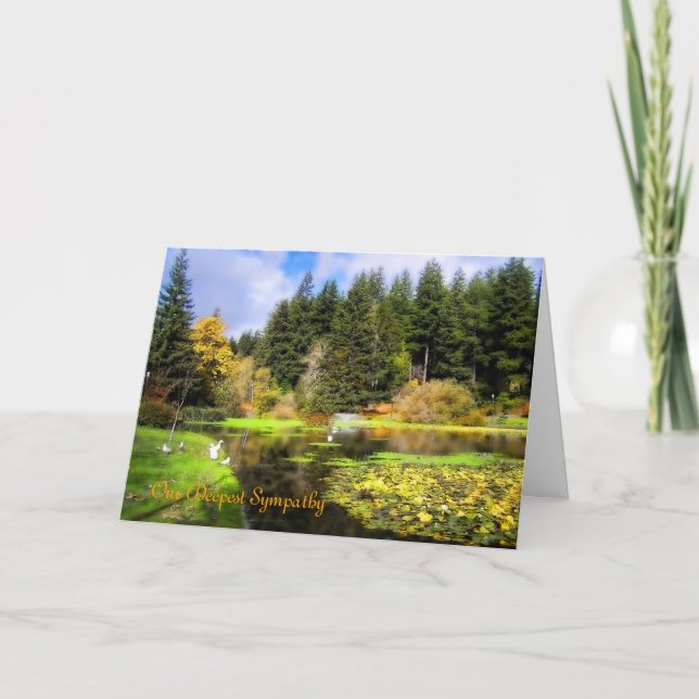 Unser tiefstes Beileid Karte (Vorderseite)