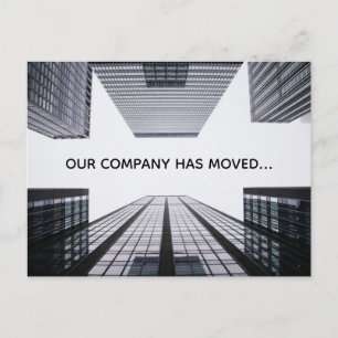 Unser Unternehmen hat die Änderung der Geschäftsad Ankündigungspostkarte