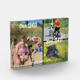 Unser Vater Bester Vater 3 Foto Collage Display Bl