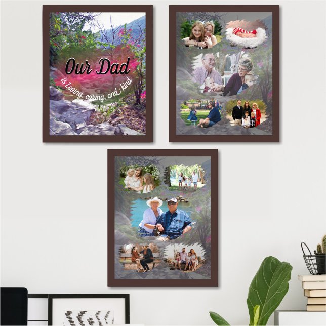 Unser Vater Family Collage Yelapa Trail 821 Bilderwand Sets (Von Creator hochgeladen)
