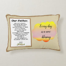 Unser Vater Gebet Matthew 6:9-13 Zwei Wege Kissen