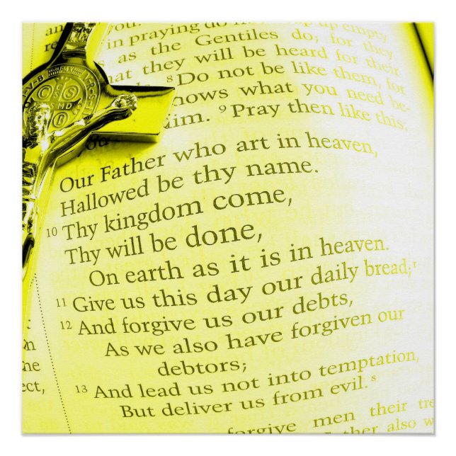 Unser Vatergebet Poster (Vorderseite)