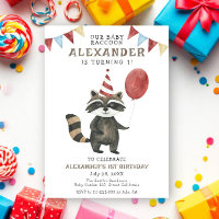 Unser Waschbär-Kind 1. Geburtstag