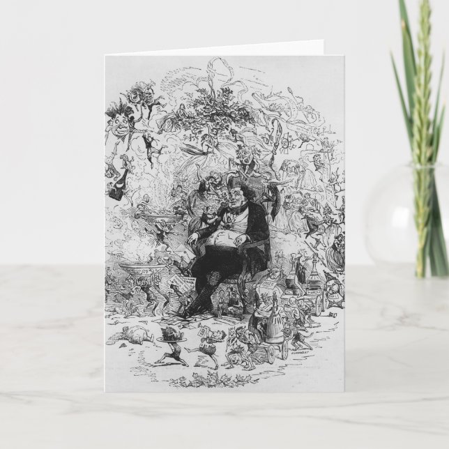 Unser Weihnachtstraum Feiertagskarte (Vorderseite)