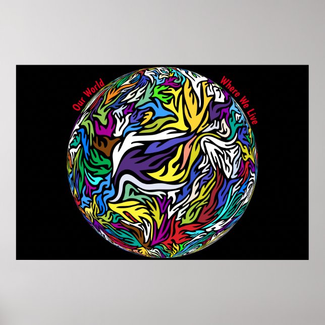 Unser Weltposter Poster (Vorne)