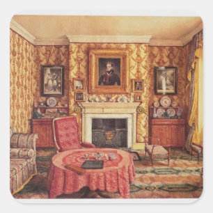 Unser zeichnender Raum in York Quadratischer Aufkleber