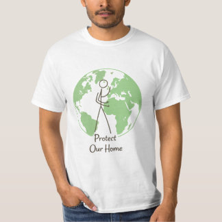 "Unser Zuhause schützen" Earth T-Shirt | Umwelt Co