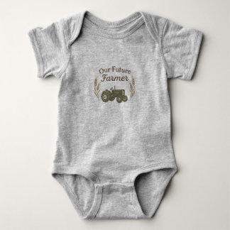 Unser zukünftiger Bauer | Rustikaler Baby Bodysuit Strampler