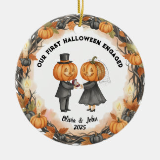 Unsere 1. Halloween 2025 Pumpkin Hochzeit mit Wrea Keramik Ornament