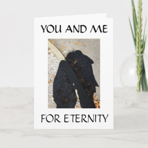 UNSERE 1. JAHRESWÜNSCHE FÜR MEINE LIEBE (SCHATTEN) KARTE