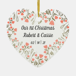 Unsere 1. Personalisierte Weihnachtsfeier Keramik Ornament