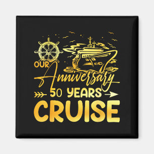 Unsere 50. Hochzeitsjubiläums-Kreuzfahrt Ehepartne Magnet