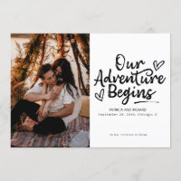 Unsere Abenteuer Beginnen Hochzeit Save The Date F