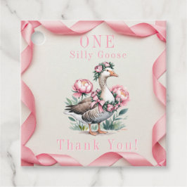 Unsere Alberne Gans ist eine Geburtstagsfeier. Dan Geschenkanhänger