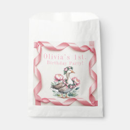 Unsere Alberne Gans wird zum Geburtstag Geschenktütchen