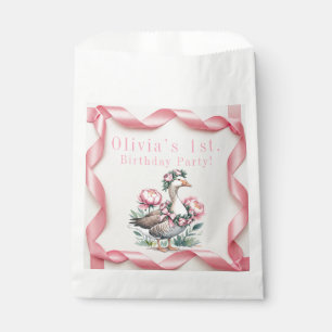 Unsere Alberne Gans wird zum Geburtstag Geschenktütchen