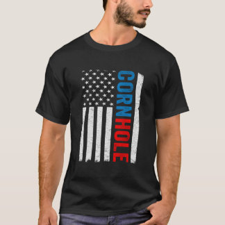 Unsere amerikanische Flagge Corn Hole Bean Bag Tos T-Shirt