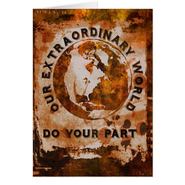 Unsere außergewöhnliche Welt - leisten Sie Ihren T (Vorne)